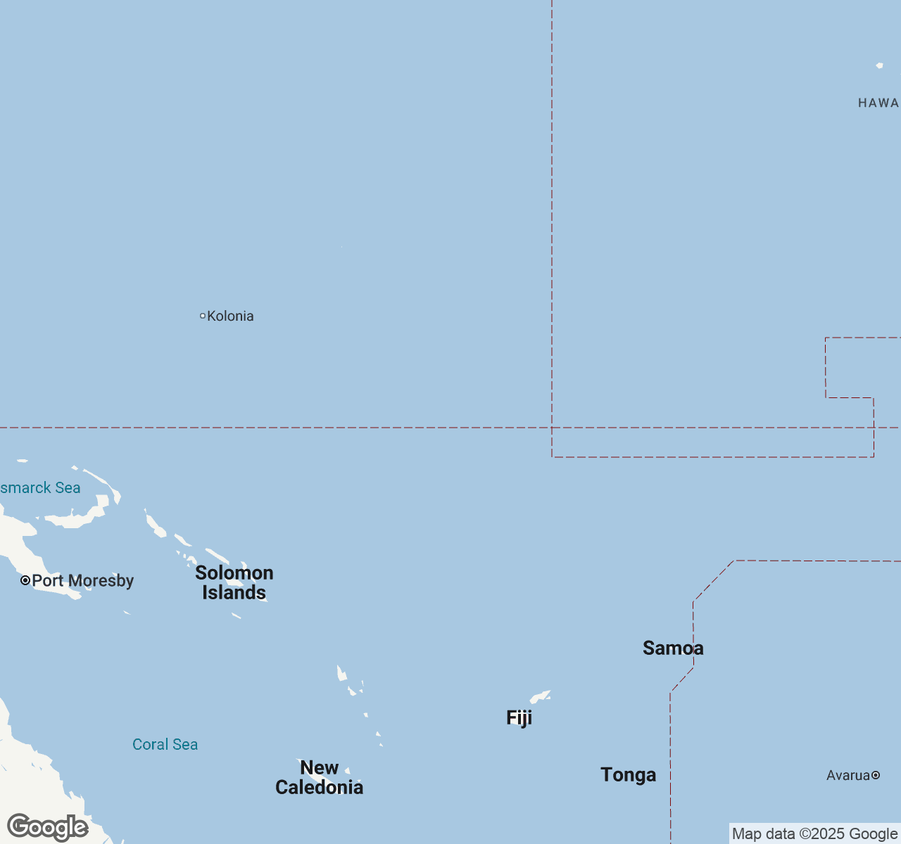 Map of Kiribati