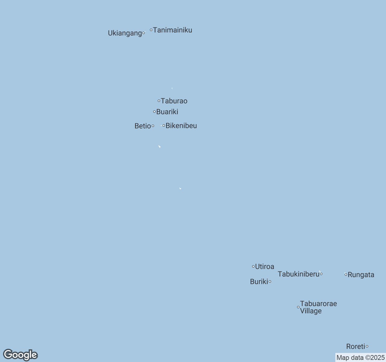 Map of Kiribati